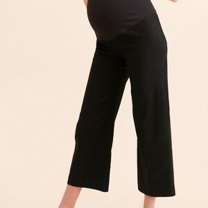 Maeve by Anthropologie The Colette wide leg maternity pants size 4  black